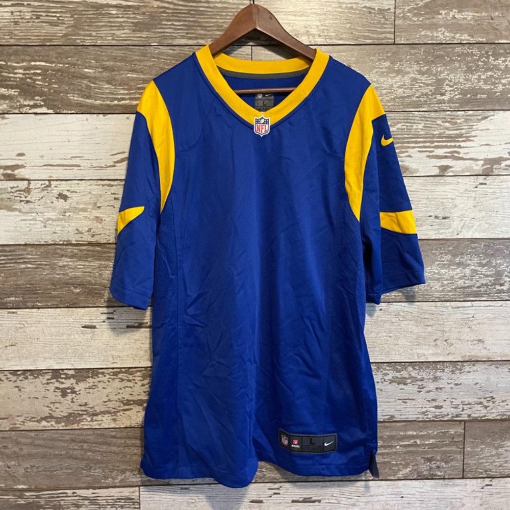 Nike NFL On Field LA Rams Color's #19 Just Do It Jersey - Picture 3 of 3